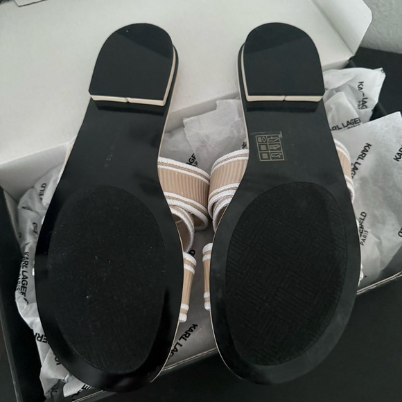 NIB KARL LAGERFELD PARIS Caitlyn Slide Sandal - Picture 5 of 5